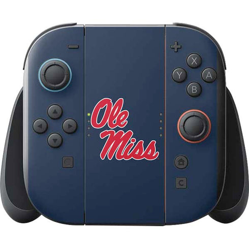 University of Mississippi Rebels Ole Miss Nintendo Switch 2 (2025) with Joy-Con Skin